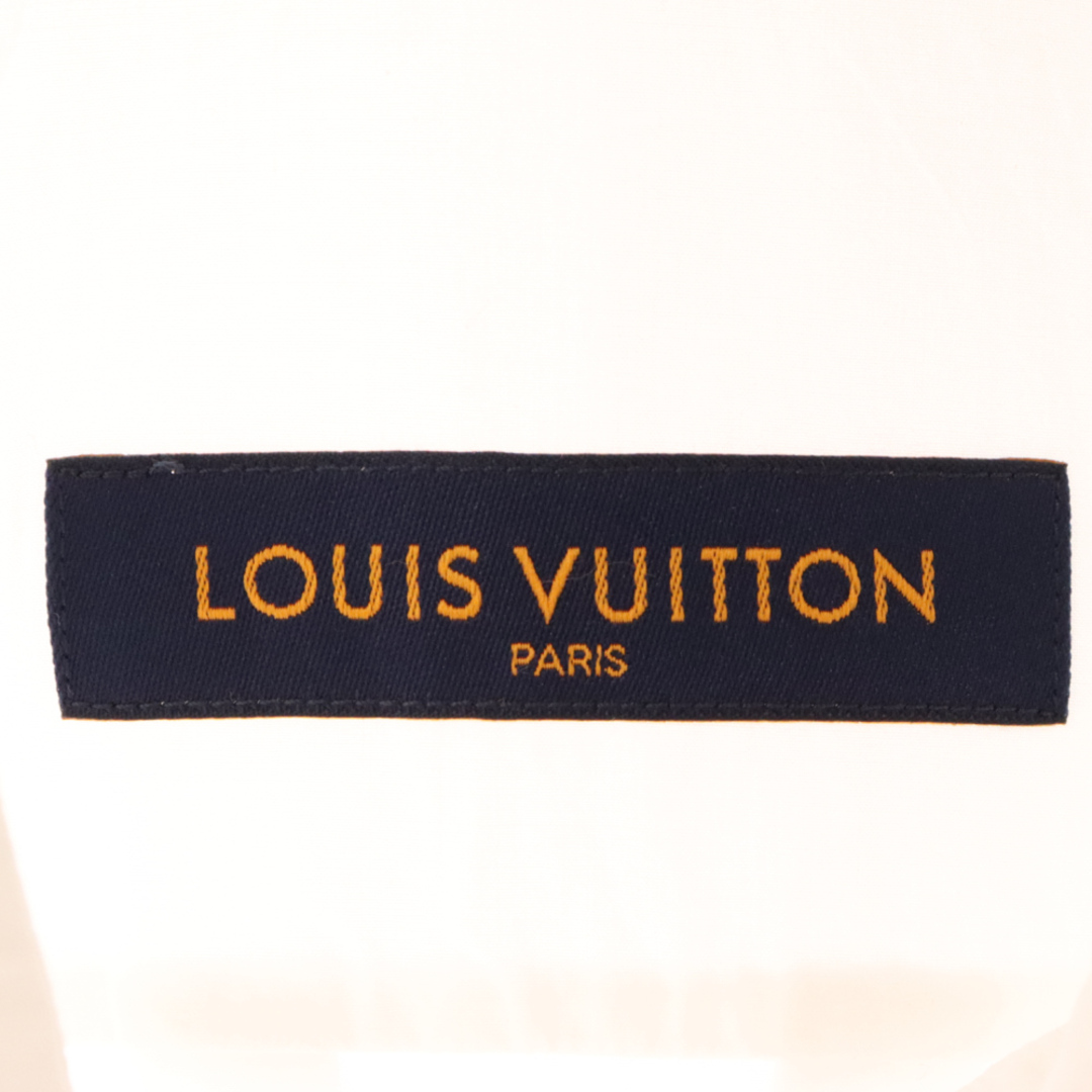 LOUIS VUITTON(ルイヴィトン)のLOUIS VUITTON ルイヴィトン 22AW プレースド エンブロイダリー スリーブ ショート 半袖シャツ ホワイト RM222Q MZ0 HNS45W メンズのトップス(シャツ)の商品写真