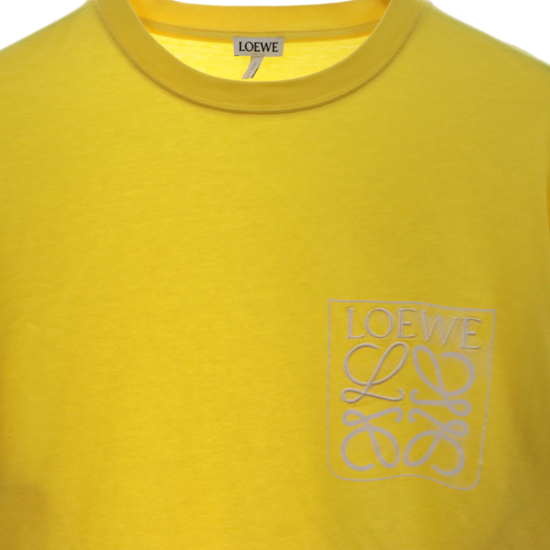 LOEWE(ロエベ)のLOEWE ロエベ エンブロイダリーロゴ長袖Tシャツカットソー イエロー H526Y22X47 メンズのトップス(Tシャツ/カットソー(七分/長袖))の商品写真