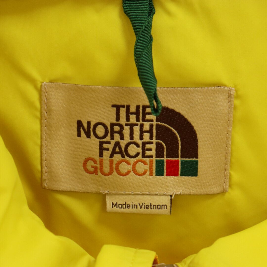 Gucci(グッチ)のGUCCI グッチ 21SS ×  THE NORTH FACE Nylon Wind Jacket ノースフェイス プルオーバー ナイロンウィンドジャケット オレンジ 648872 ZLPKL メンズのジャケット/アウター(ナイロンジャケット)の商品写真