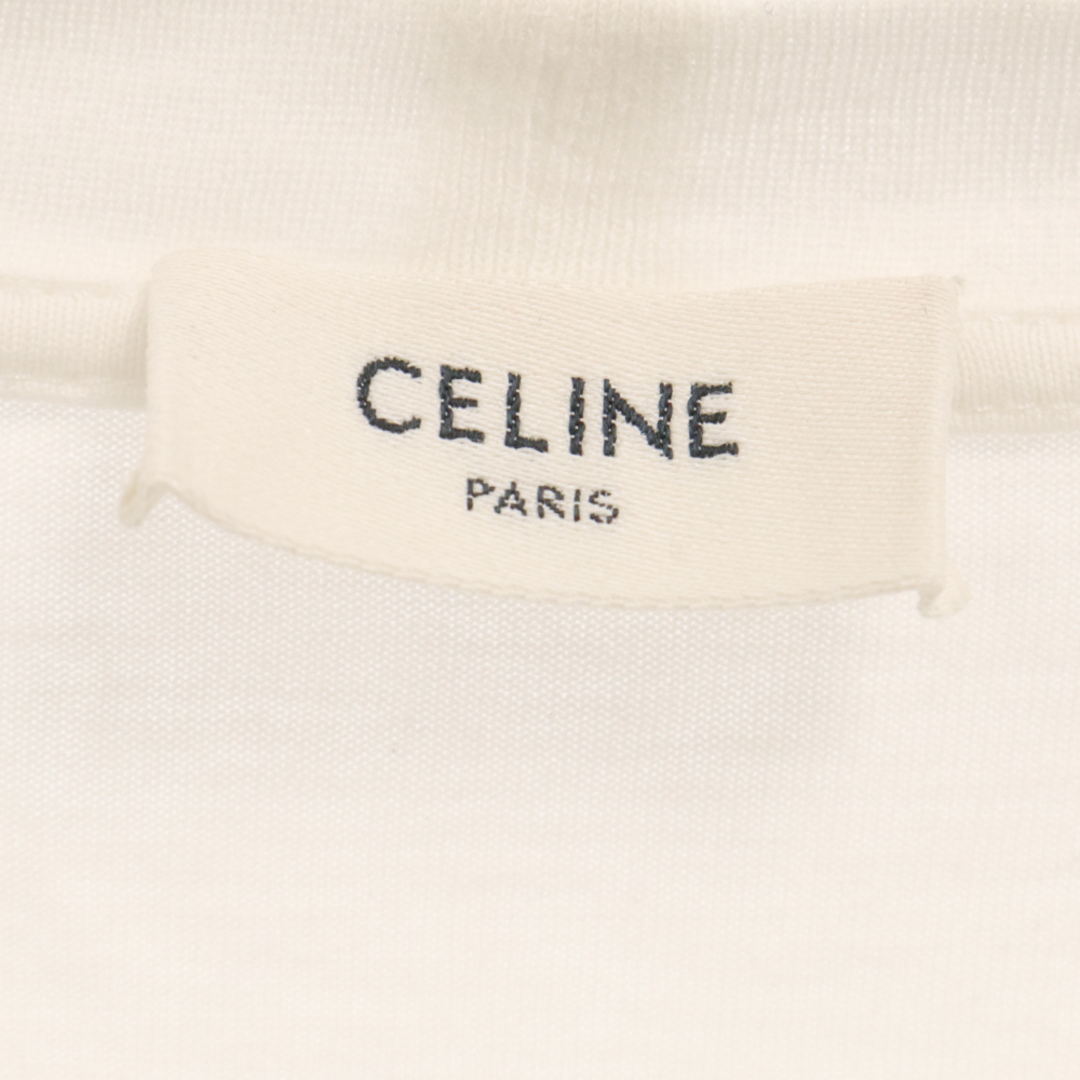 celine(セリーヌ)のCELINE セリーヌ 22AW Gradation Logo Tee グラデーションロゴ半袖Tシャツ カットソー ホワイト X10B671Q メンズのトップス(Tシャツ/カットソー(半袖/袖なし))の商品写真