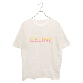 セリーヌ(celine)のCELINE セリーヌ 22AW Gradation Logo Tee グラデーションロゴ半袖Tシャツ カットソー ホワイト X10B671Q(Tシャツ/カットソー(半袖/袖なし))