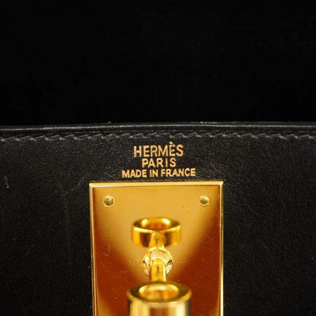 Hermes(エルメス)の【4hd4909】エルメス ツーウェイバッグ/ケリー28/□G刻印/ボックスカーフ/ブラック/ゴールド金具 【中古】 レディース レディースのバッグ(その他)の商品写真