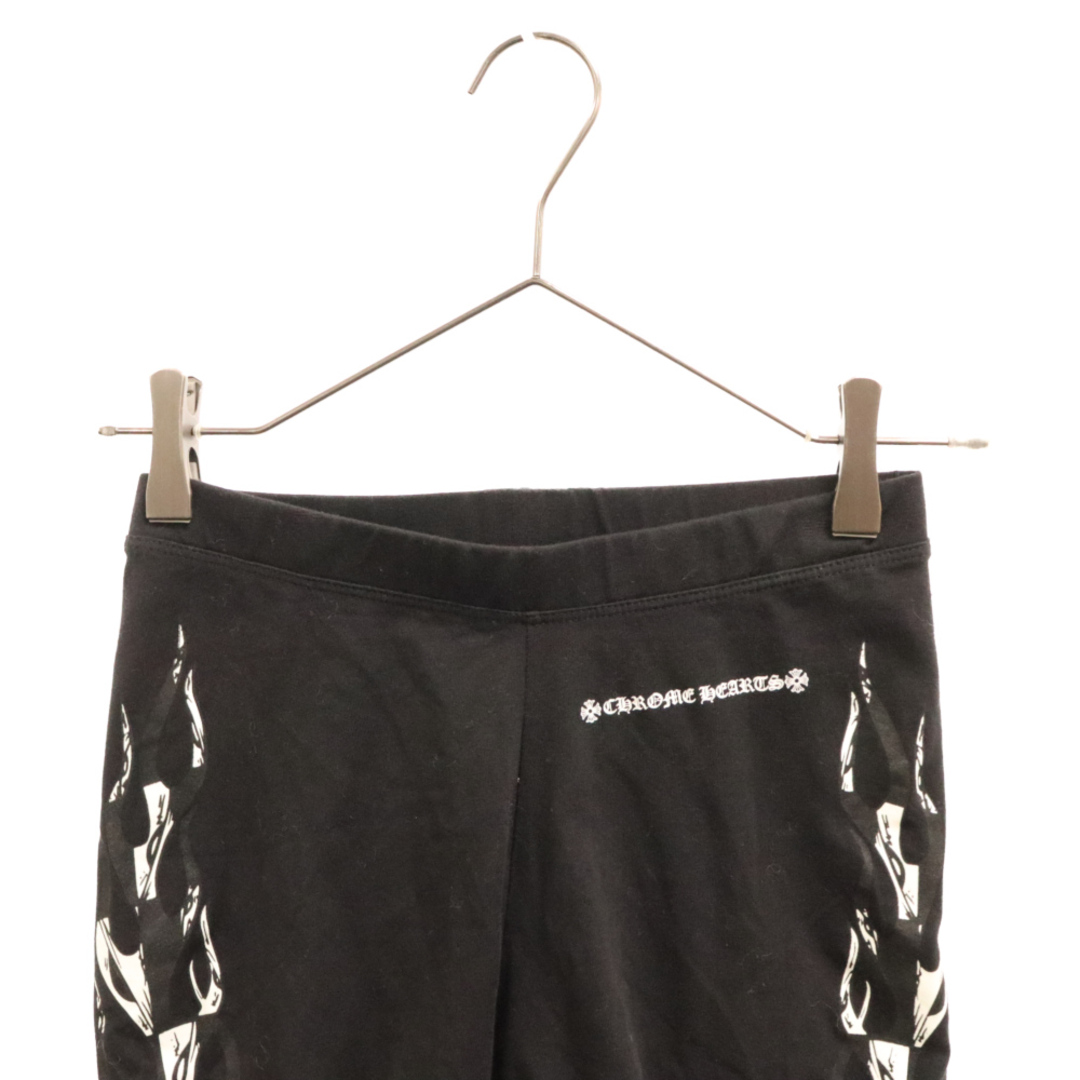 Chrome Hearts(クロムハーツ)のCHROME HEARTS クロムハーツ  × MATTY BOY FLAMES BIKER SHORTS ×  マッティボーイ バイカーショーツ ハーフパンツ レディース ブラック レディースのパンツ(ショートパンツ)の商品写真