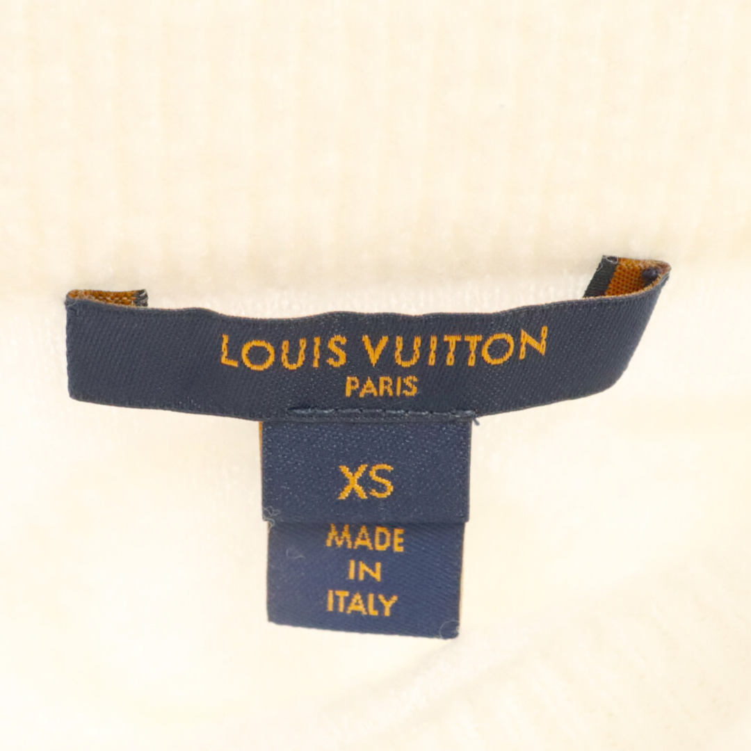 LOUIS VUITTON(ルイヴィトン)のLOUIS VUITTON ルイヴィトン 21AW パイル地 3Dシグネチャーロゴ スカート レディース アイボリー RW212W FZ2 FLKZ05 レディースのスカート(ひざ丈スカート)の商品写真