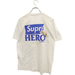 シュプリーム(Supreme)のSUPREME シュプリーム 22SS ×  ANTIHERO Dog Tee ×  アンチヒーロー ドッグハンプ ロゴプリント半袖Tシャツ カットソー ホワイト/ブルー(Tシャツ/カットソー(半袖/袖なし))