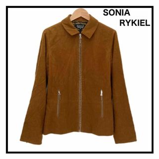 ソニアリキエル(SONIA RYKIEL)のソニアリキエル　ブルゾン　ジャケット　アウター　ジップアップ　ブラウン　豹柄(ブルゾン)