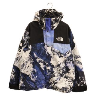 シュプリーム(Supreme)のSUPREME シュプリーム 17AW × THE NORTH FACE Mountain Parka ザ ノースフェイス 雪山マウンテンパーカー ブルー ジャケット ブルー/ホワイト NF0A3CAF(マウンテンパーカー)