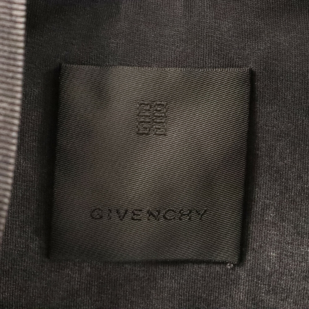 GIVENCHY(ジバンシィ)のGIVENCHY ジバンシィ 22AW オーバーラップエフェクト刺繍レイヤードTシャツ ブラック/グレー BM71FE3Y8T メンズのトップス(Tシャツ/カットソー(半袖/袖なし))の商品写真