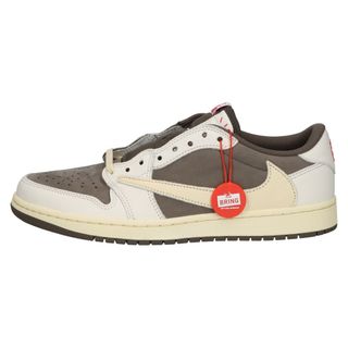 ナイキ(NIKE)のNIKE ナイキ  × TRAVIS SCOTT AIR JORDAN 1 LOW OG REVERSE MOCHA DM7866-162 トラヴィススコット エアジョーダン1 ロー リバースモカ ローカットスニーカー US9/27cm(スニーカー)