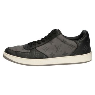 ルイヴィトン(LOUIS VUITTON)のLOUIS VUITTON ルイヴィトン モノグラム リヴォリライン PVC × レザー ローカットスニーカー グレー/ブラック MS0290(スニーカー)