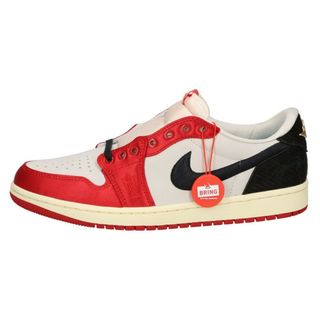 ナイキ(NIKE)のNIKE ナイキ  × Trophy Room AIR JORDAN1 LOW OS FN0432-100 トロフィールーム エアジョーダン1 ローカットスニーカー US8/26cm レッド/ホワイト/ブラック(スニーカー)