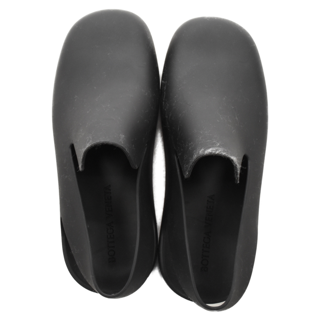 Bottega Veneta(ボッテガヴェネタ)のBOTTEGA VENETA ボッテガヴェネタ Puddle Rubber Clogs パドル スリングバック ラバーサンダル ブラック メンズの靴/シューズ(サンダル)の商品写真