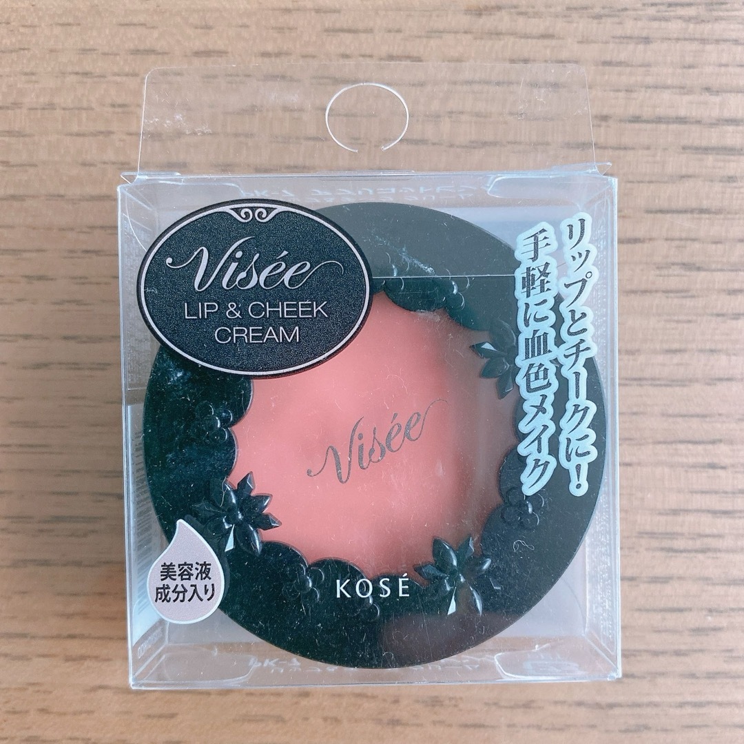 VISEE(ヴィセ)のヴィセ リシェ リップ&チーククリーム PK-7  アプリコットピンク コスメ/美容のベースメイク/化粧品(チーク)の商品写真