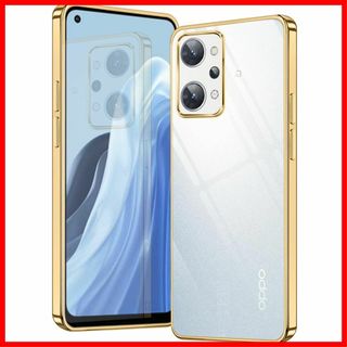 【色:金】OPPO Reno9 A ケース OPPO Reno7 A ケース ク(その他)