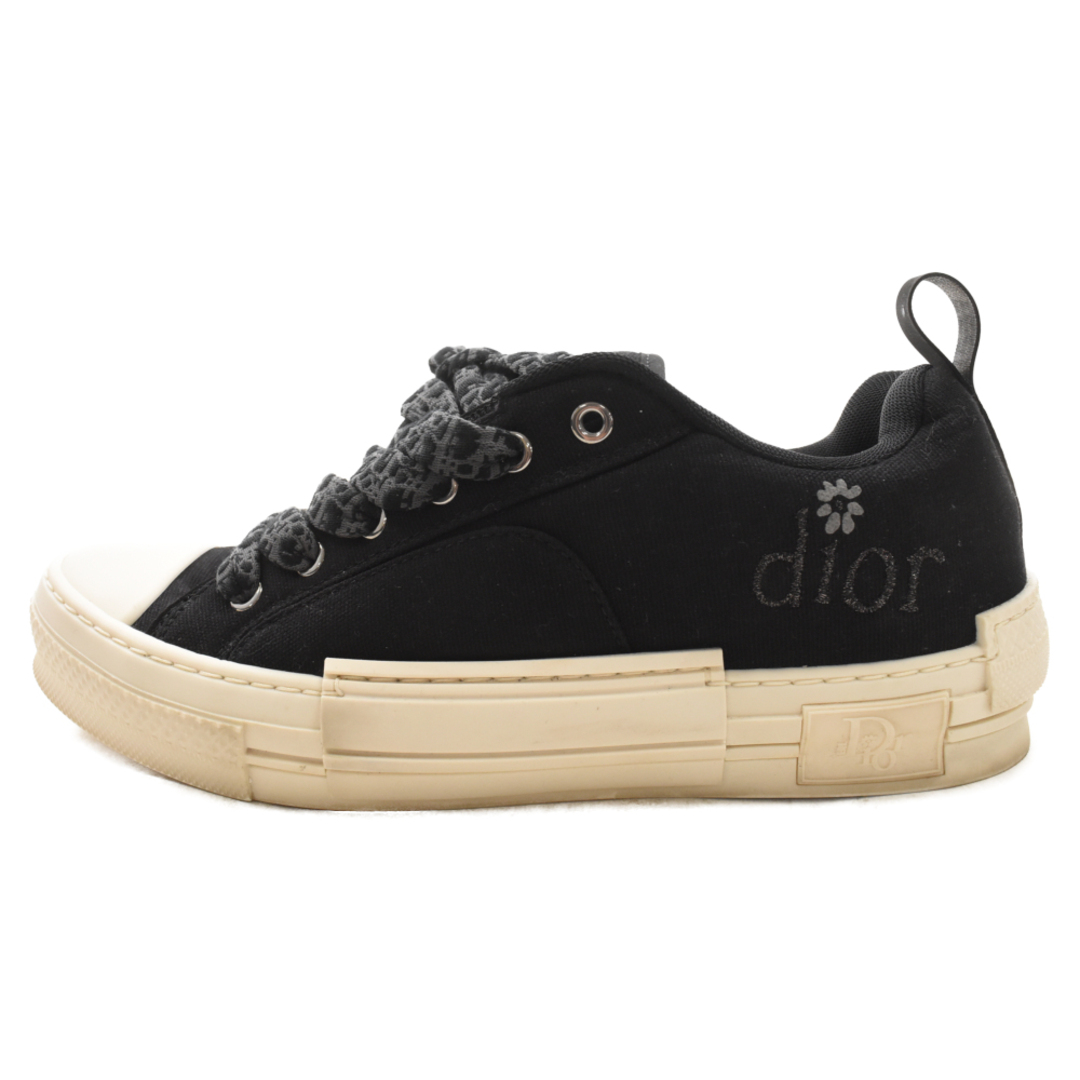 Dior(ディオール)のDIOR ディオール  × ERL B23 Skater Low Top Cotton Canvas キャンバス スケーターローカットスニーカー ブラック 3SN292ZWC96843 メンズの靴/シューズ(スニーカー)の商品写真