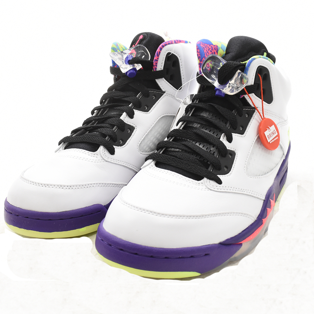 NIKE(ナイキ)のNIKE ナイキ AIR JORDAN5 RETRO ALTERNATE BEL-AIR DB3335-100 エアジョーダン5 レトロ ハイカットスニーカー ベルエア ホワイト US8/26cm メンズの靴/シューズ(スニーカー)の商品写真