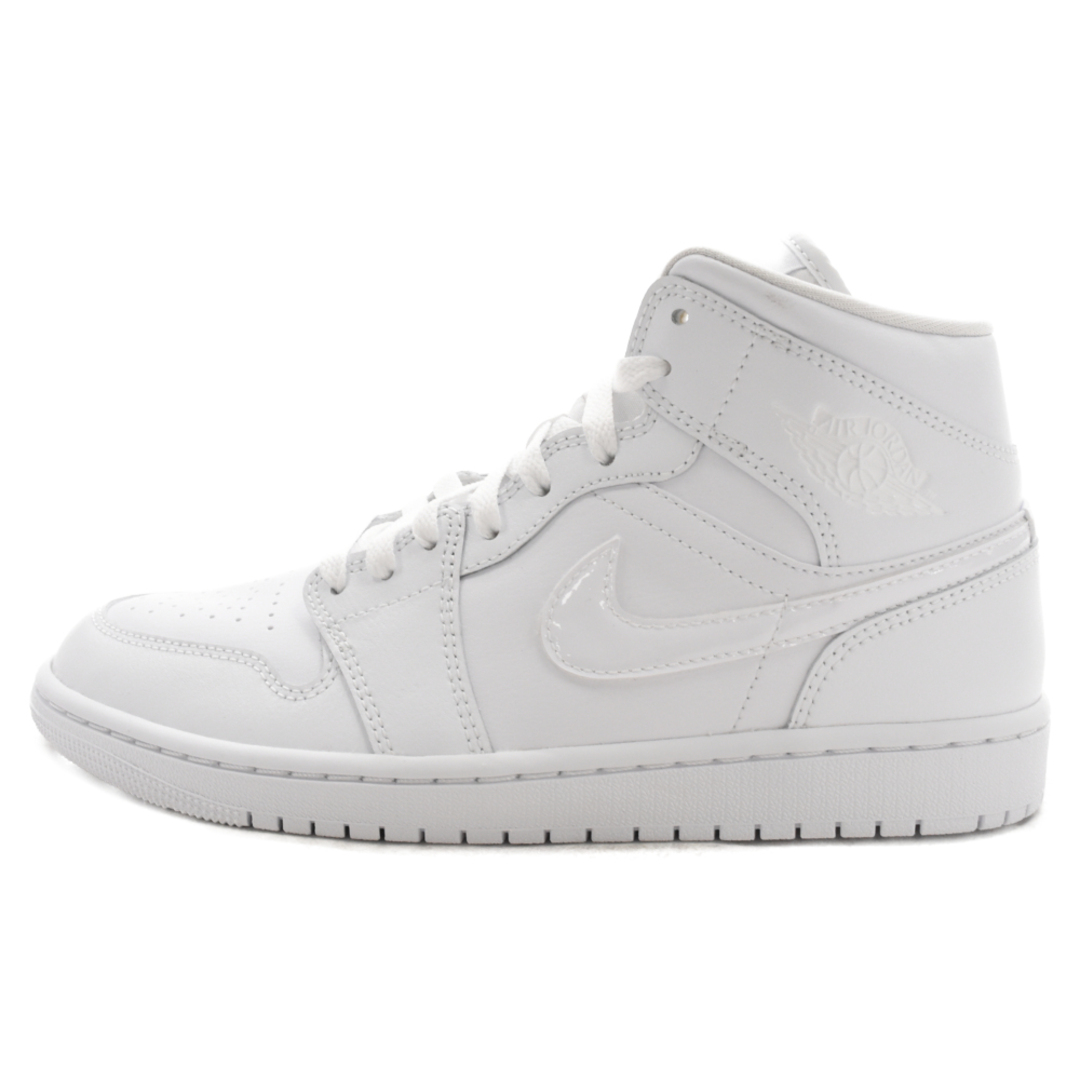 NIKE(ナイキ)のNIKE ナイキ WMNS AIR JORDAN 1 MID TRIPLE WHITE DV0991-111 ウィメンズ エアジョーダン1 ミッド トリプルホワイト ミドルカットスニーカー ホワイト US8.5/25.5cm メンズの靴/シューズ(スニーカー)の商品写真