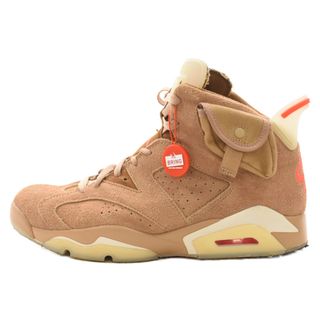 ナイキ(NIKE)のNIKE ナイキ AIR JORDAN6 RETRO SP TRAVIS SCOTT British Khaki エアジョーダン6トラヴィススコット ブリティッシュカーキ ハイカットスニーカー US10/28.0cm DH0690-200(スニーカー)