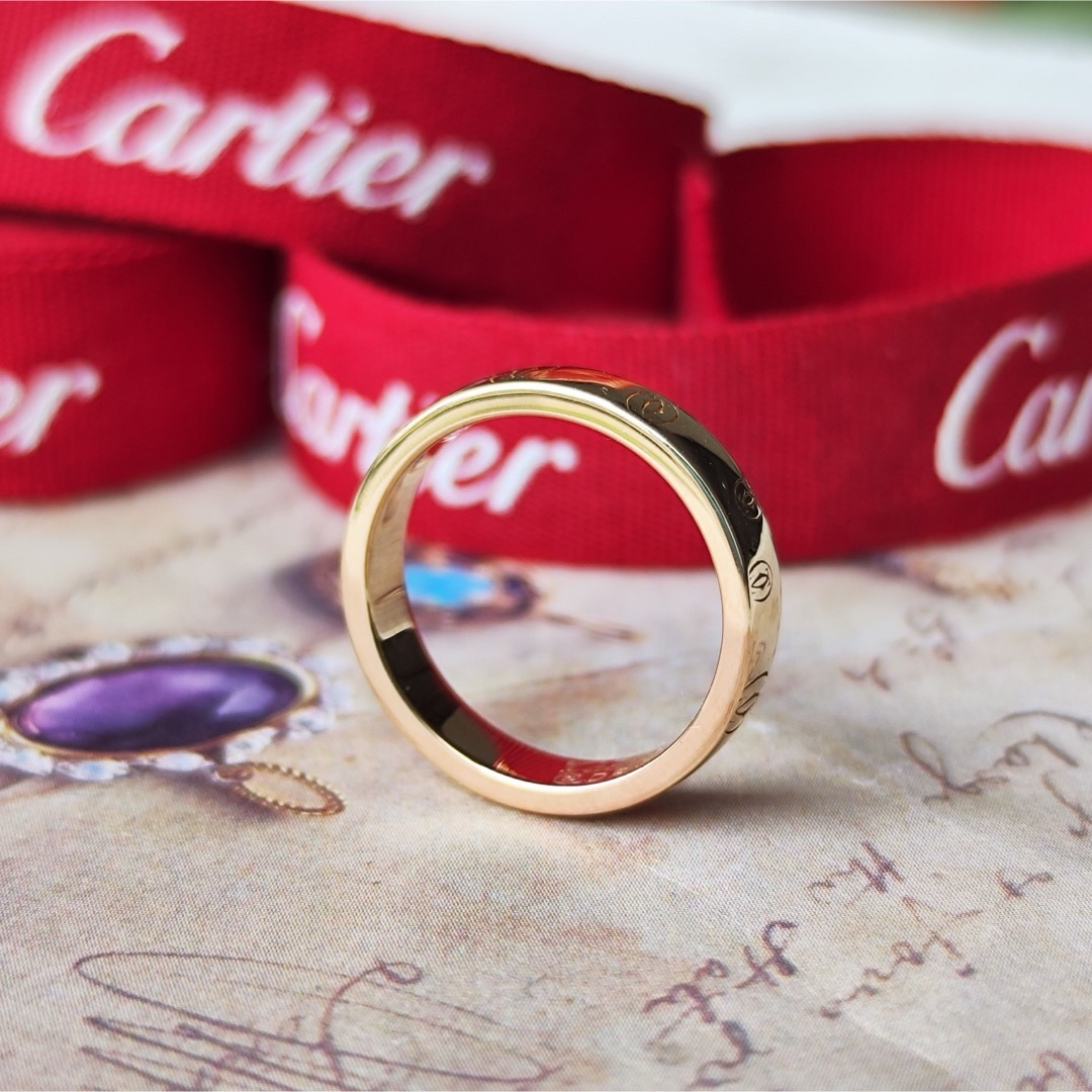Cartier(カルティエ)の【専用】廃盤 Cartier カルティエ ハッピーバースデーリング レディースのアクセサリー(リング(指輪))の商品写真