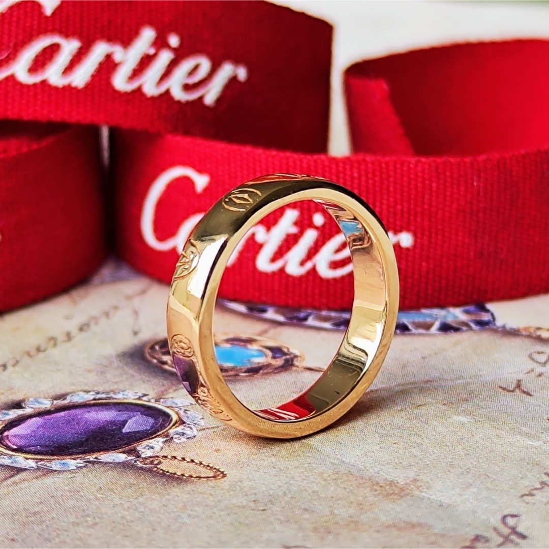 Cartier(カルティエ)の【専用】廃盤 Cartier カルティエ ハッピーバースデーリング レディースのアクセサリー(リング(指輪))の商品写真