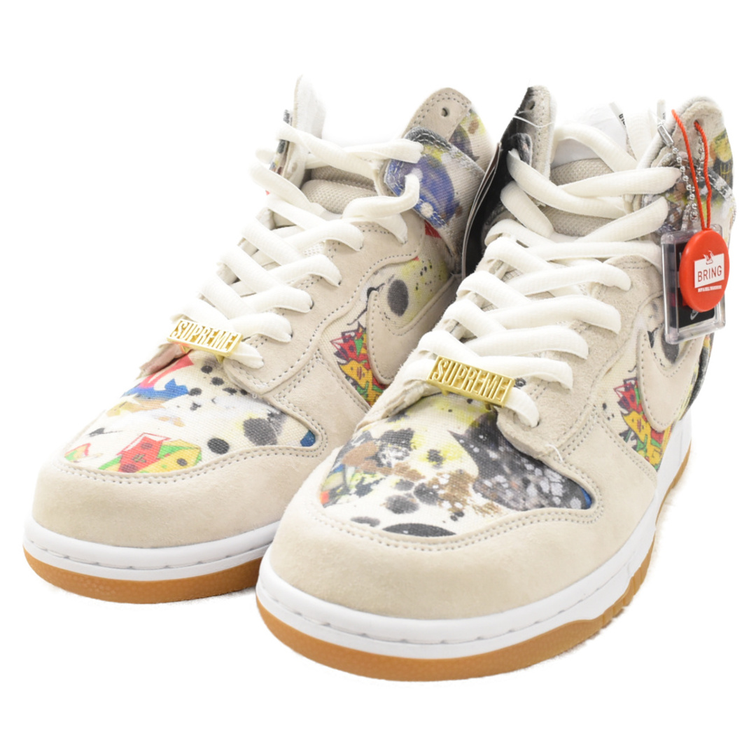 NIKE(ナイキ)のNIKE SB ナイキエスビー  × SUPREME SB DUNK HIGH OG QS Rammellzee FD8779-100 シュプリーム ダンク ラメルジー ハイカットスニーカー マルチ US9/27cm メンズの靴/シューズ(スニーカー)の商品写真