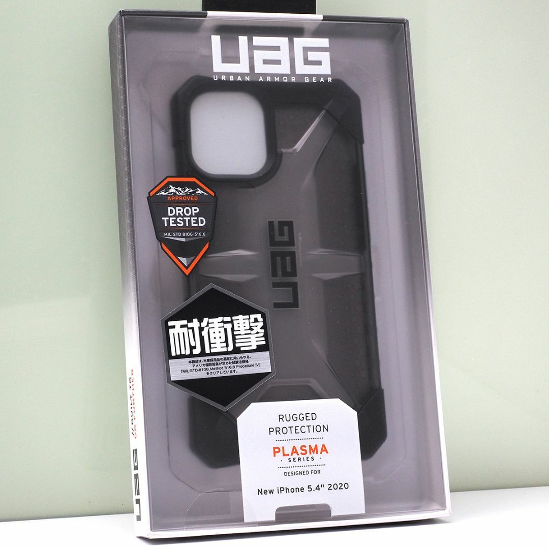 iPhone 12 mini用 UAG 耐衝撃ケース PLASMA アッシュ スマホ/家電/カメラのスマホアクセサリー(iPhoneケース)の商品写真