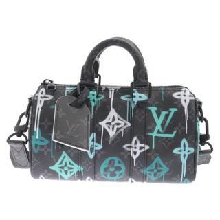 ルイヴィトン(LOUIS VUITTON)のLOUIS VUITTON ルイヴィトン モノグラム エクリプス グラフィティ キーポル バンドリエール25 ブラック M21399(その他)