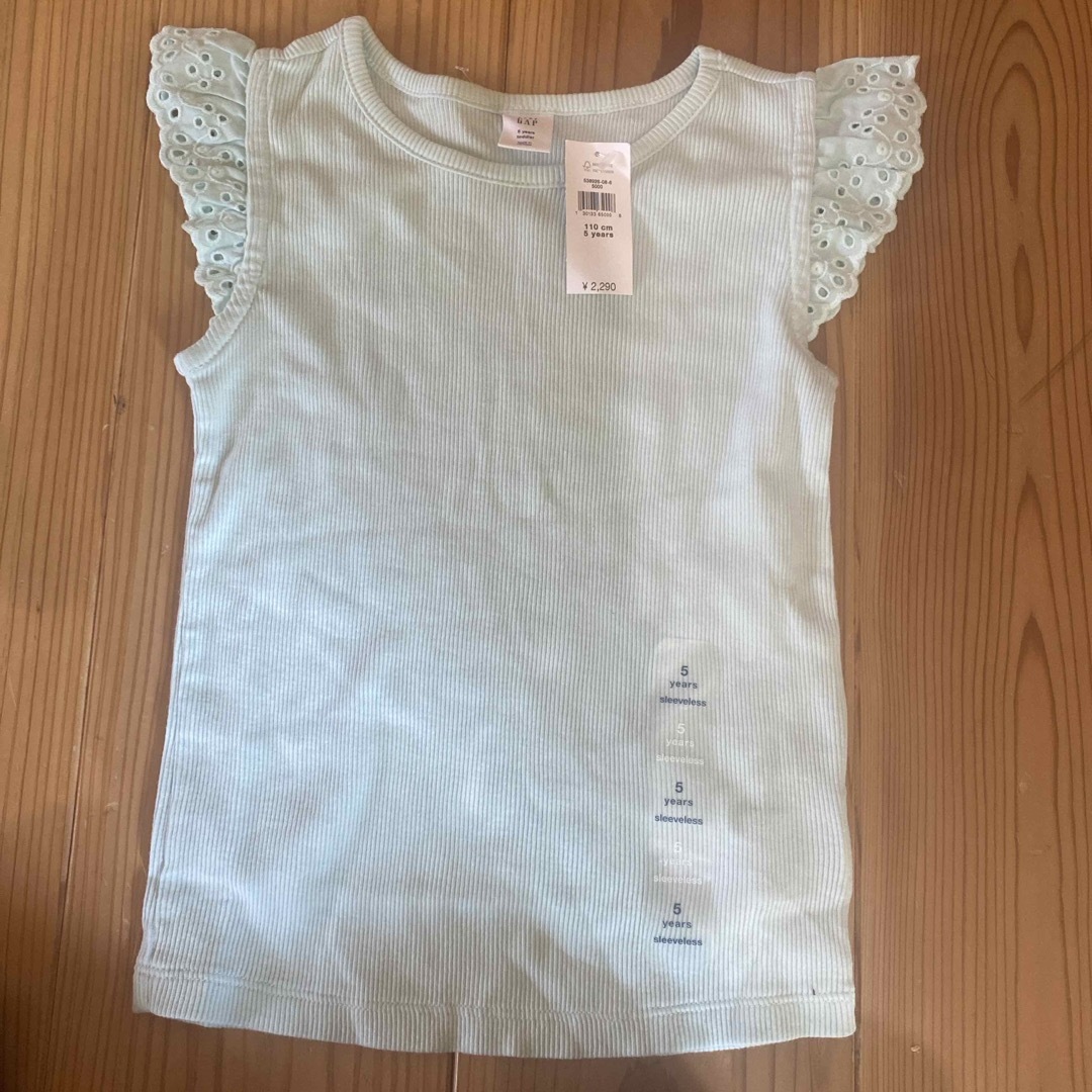 babyGAP(ベビーギャップ)のgap baby  フリルタンクトップ　 キッズ/ベビー/マタニティのキッズ服女の子用(90cm~)(Tシャツ/カットソー)の商品写真