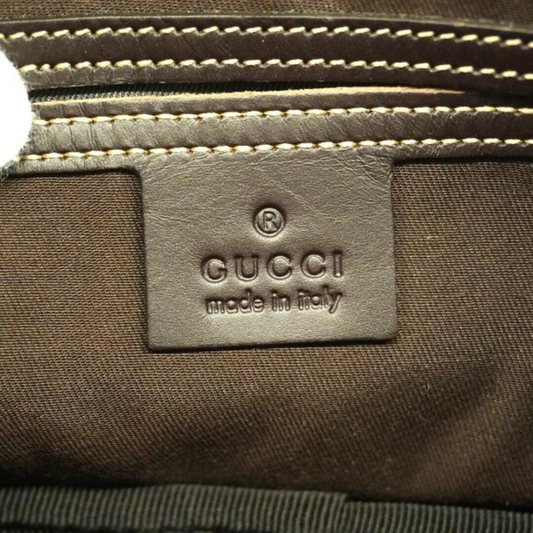 Gucci(グッチ)の【4hd4950】グッチ ウエストバッグ/GGスプリーム/233269/PVC/レザー/ブラウン/ゴールド金具 【中古】 レディース レディースのバッグ(ボディバッグ/ウエストポーチ)の商品写真