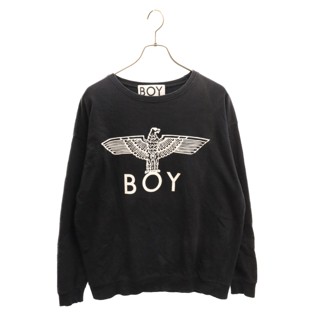 Boy London(ボーイロンドン)のBOY LONDON ボーイロンドン ロゴ プリント ロング スリーブ 長袖カットソー ブラック メンズのトップス(Tシャツ/カットソー(七分/長袖))の商品写真