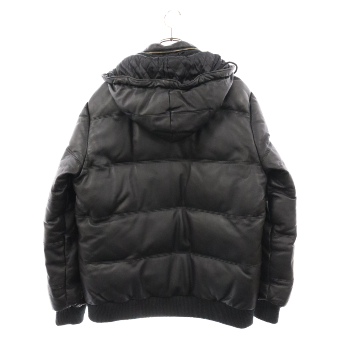 Supreme(シュプリーム)のSUPREME シュプリーム 10AW Leather Down Jacket レザーダウンジャケット ブラック メンズのジャケット/アウター(ダウンジャケット)の商品写真