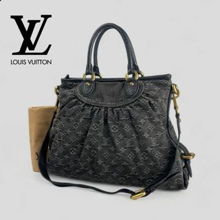 ルイヴィトン(LOUIS VUITTON)のほぼ未使用●ルイ・ヴィトン● モノグラムデニム・ネオカビィGM M95352(ハンドバッグ)