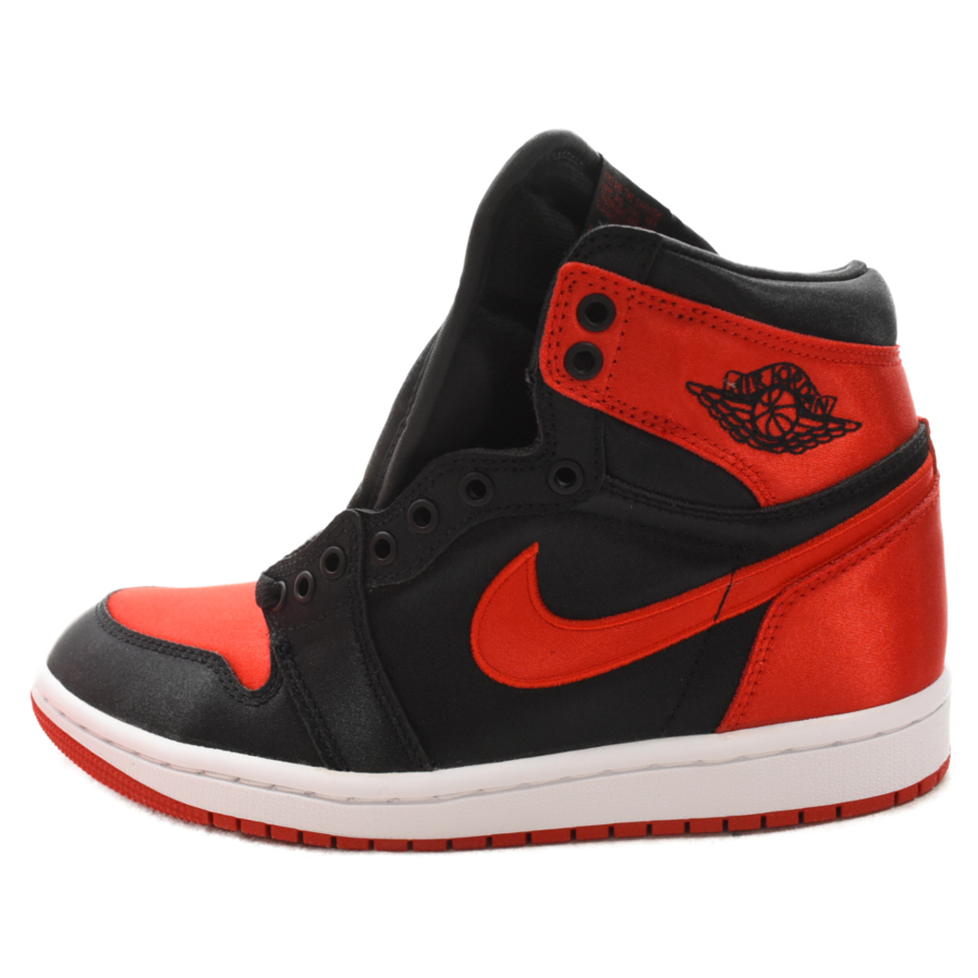 NIKE(ナイキ)のNIKE ナイキ WMNS AIR JORDAN 1 RETRO HI OG Satin Bred FD4810-061 ウィメンズ エアジョーダン 1 レトロ ハイカットスニーカー レッド US6.5/23.5cm レディースの靴/シューズ(スニーカー)の商品写真