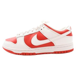 ナイキ(NIKE)のNIKE ナイキ DUNK LOW RETRO CHAMPIONSHIP RED ダンク レトロ ローカットスニーカー ホワイト/レッド US7.5/25.5cm(スニーカー)