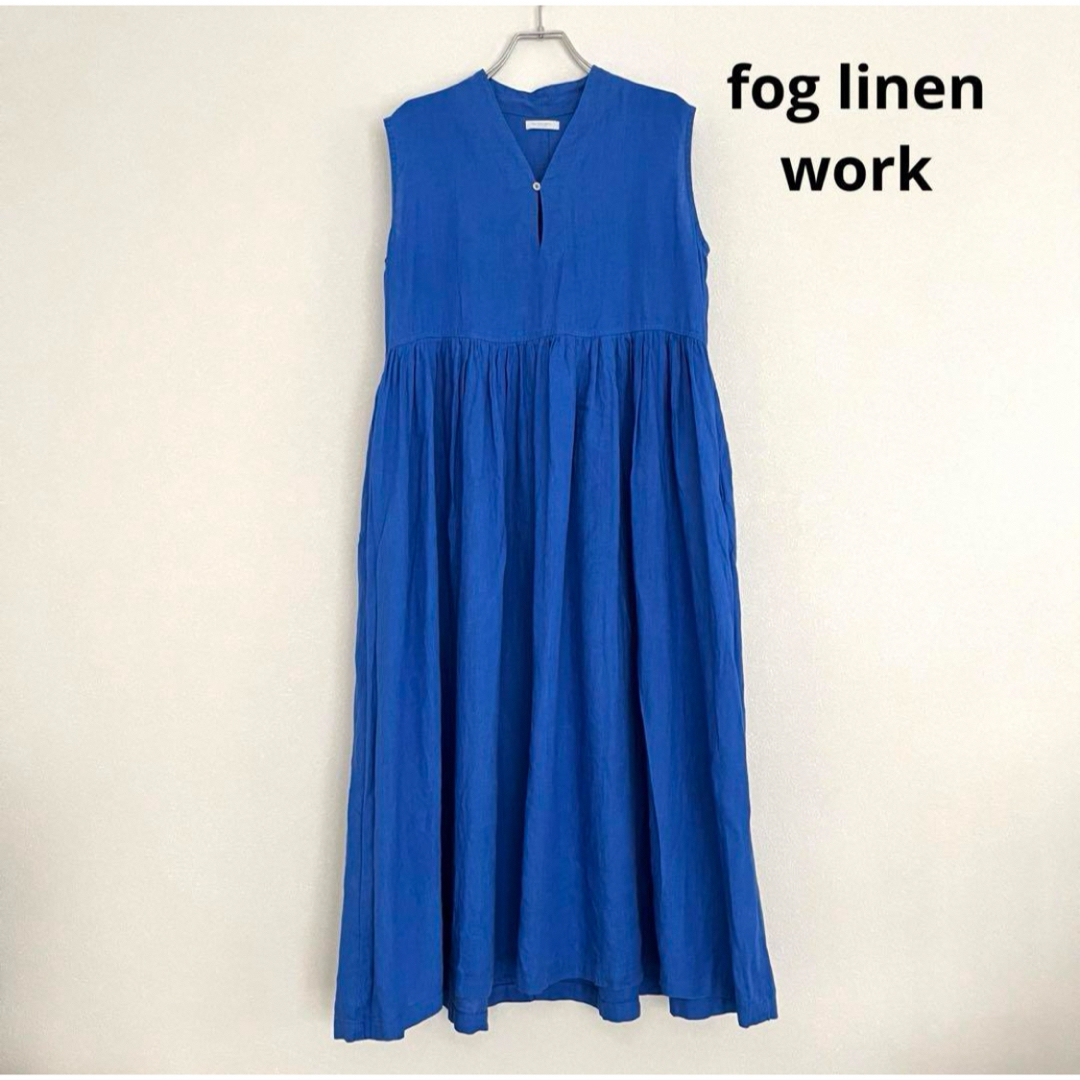 fog linen work(フォグリネンワーク)のfog linen work フォグリネンワーク アリーゼ ワンピース リネン レディースのワンピース(ロングワンピース/マキシワンピース)の商品写真