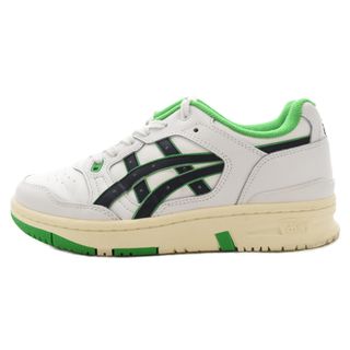 アシックス(asics)のASICS アシックス EX89 1201A476-106 ローカットスニーカー ホワイト/グリーン US7.5/25.5cm(スニーカー)