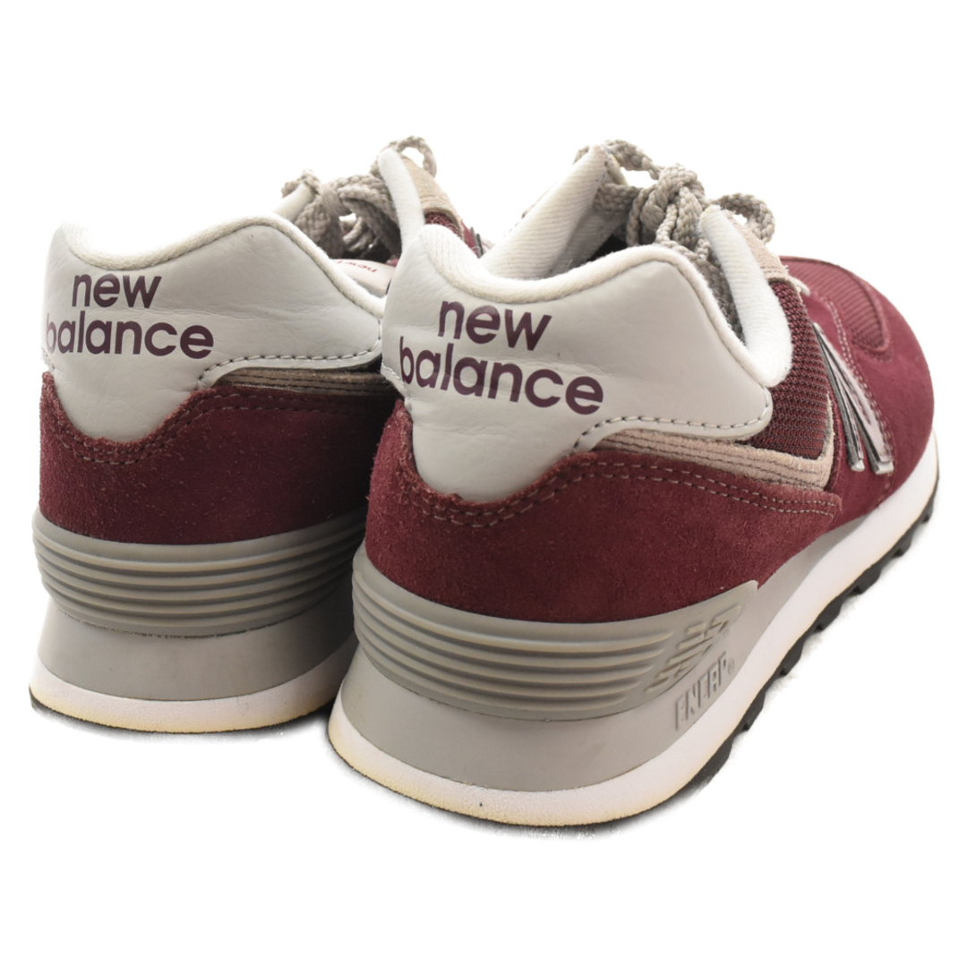 New Balance(ニューバランス)のNew Balance ニューバランス ML574EBG スエード ローカットスニーカー レッド US7/25.0cm メンズの靴/シューズ(スニーカー)の商品写真