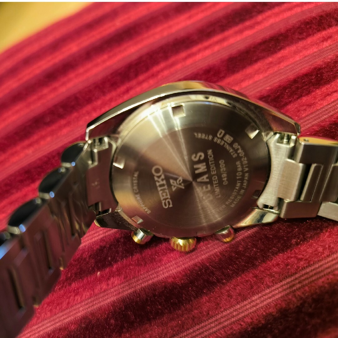 SEIKO(セイコー)のSEIKO PROSPEX BEAMS 別注 スピードタイマ ソーラークロノグラ メンズの時計(腕時計(アナログ))の商品写真