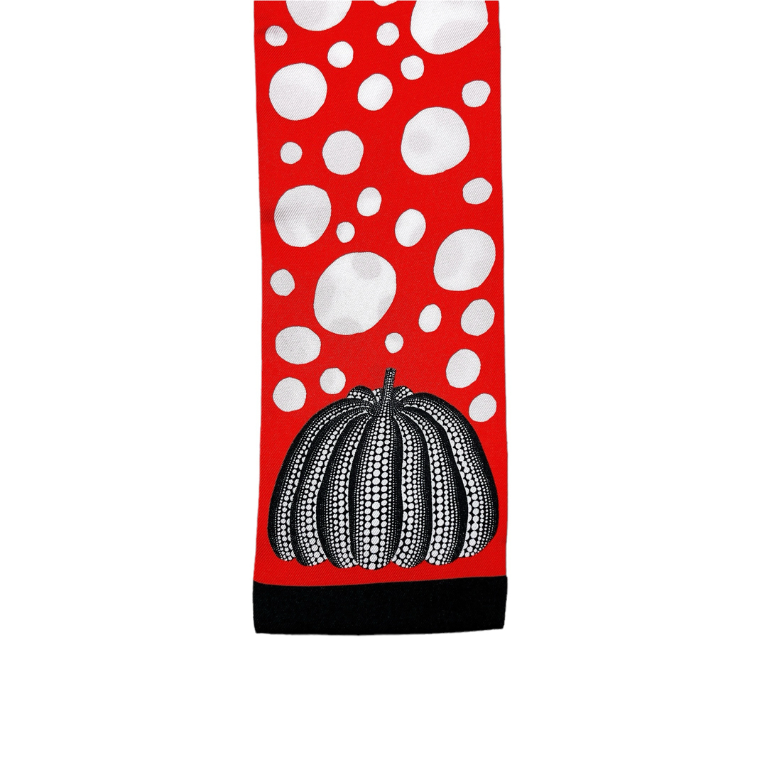 LOUIS VUITTON(ルイヴィトン)の極美品 ルイヴィトン M78294 バンドー スカーフ インフィニティドット 赤 レディースのファッション小物(バンダナ/スカーフ)の商品写真