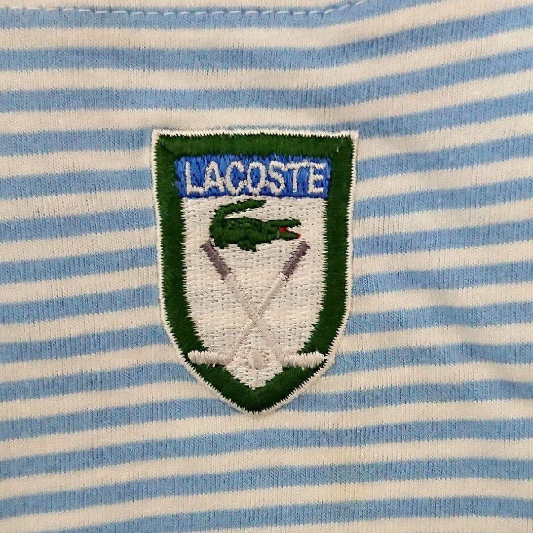 LACOSTE(ラコステ)の希少 アイゾット ラコステ 刺繍 ロゴ オーバーサイズ リンガー ポロシャツ メンズのトップス(ポロシャツ)の商品写真