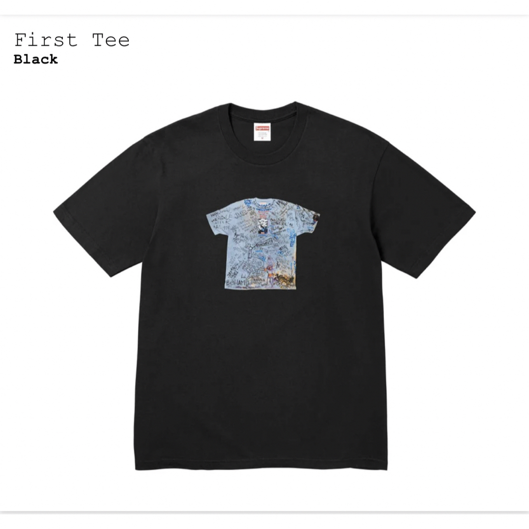 Supreme(シュプリーム)のsupreme first tee black L メンズのトップス(Tシャツ/カットソー(半袖/袖なし))の商品写真