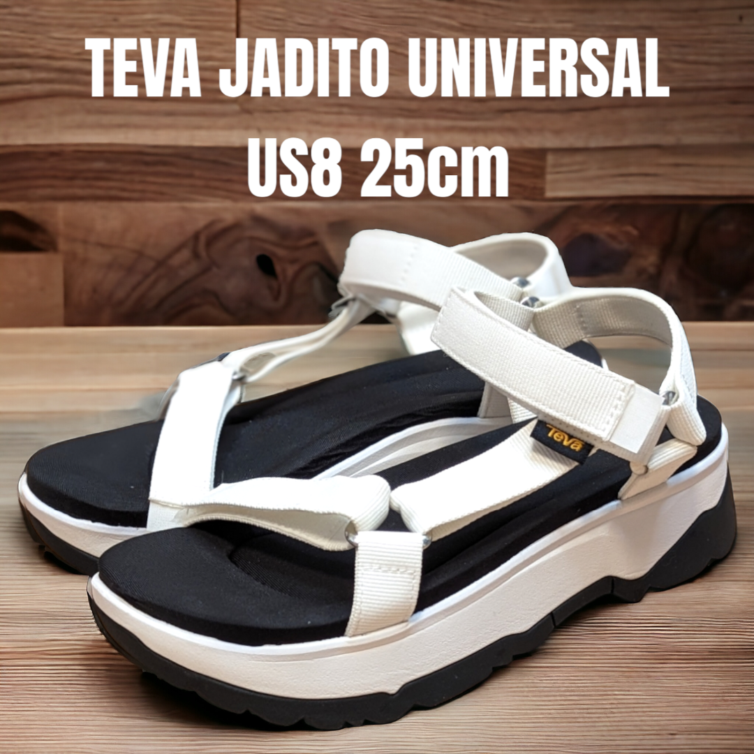 Teva(テバ)のTEVA テバ ジャディト ユニバーサル 25cm 厚底サンダル ホワイト レディースの靴/シューズ(サンダル)の商品写真