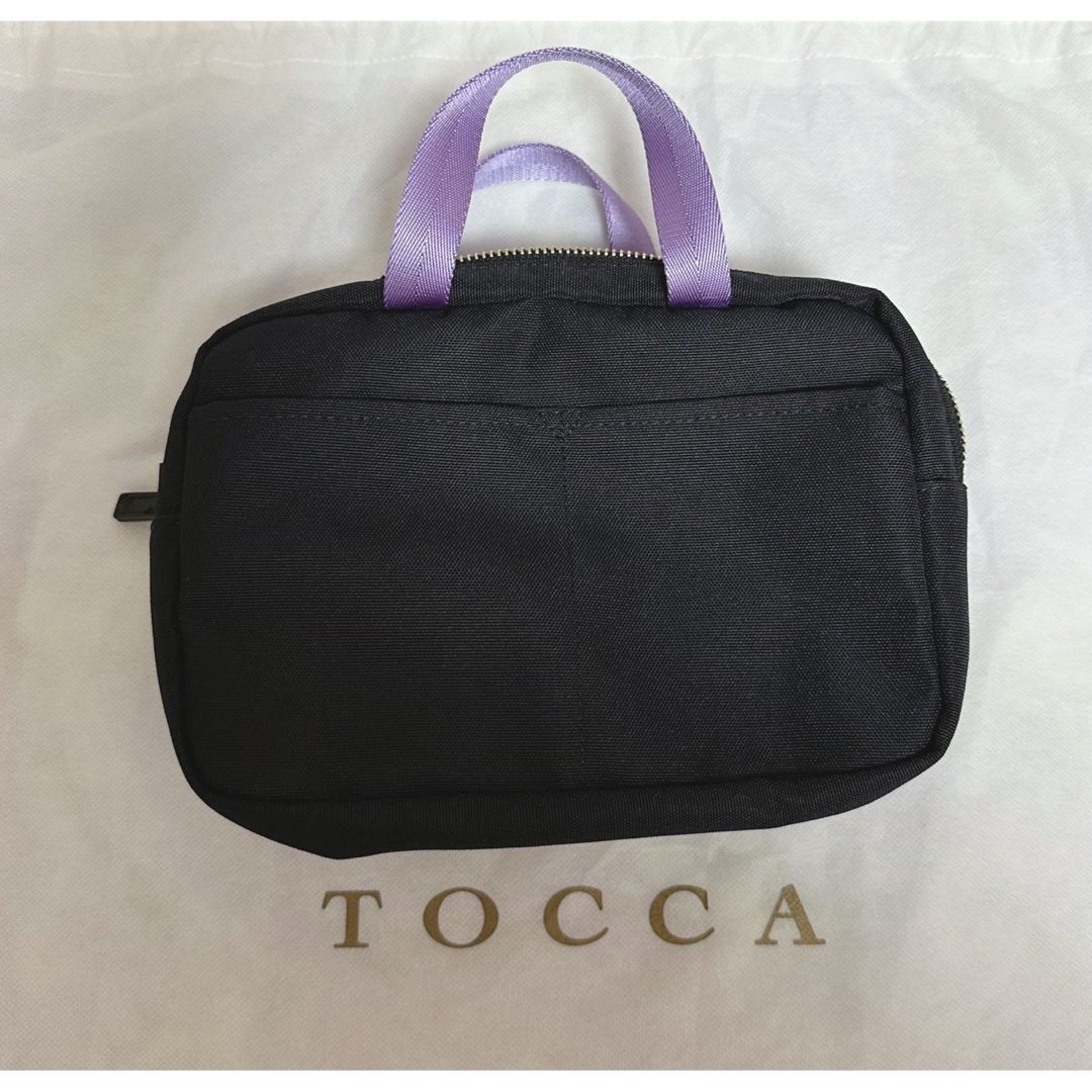 TOCCA(トッカ)のTOCCA♡ロゴポーチバッグブラック系 レディースのファッション小物(ポーチ)の商品写真