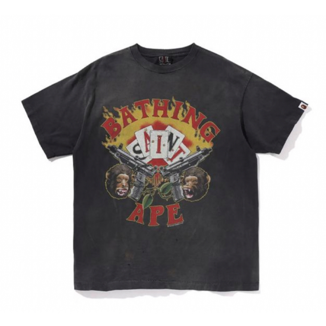 SAINT Mxxxxxx x A BATHING APE Guns Tee メンズのトップス(Tシャツ/カットソー(半袖/袖なし))の商品写真