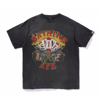 SAINT Mxxxxxx x A BATHING APE Guns Tee(Tシャツ/カットソー(半袖/袖なし))