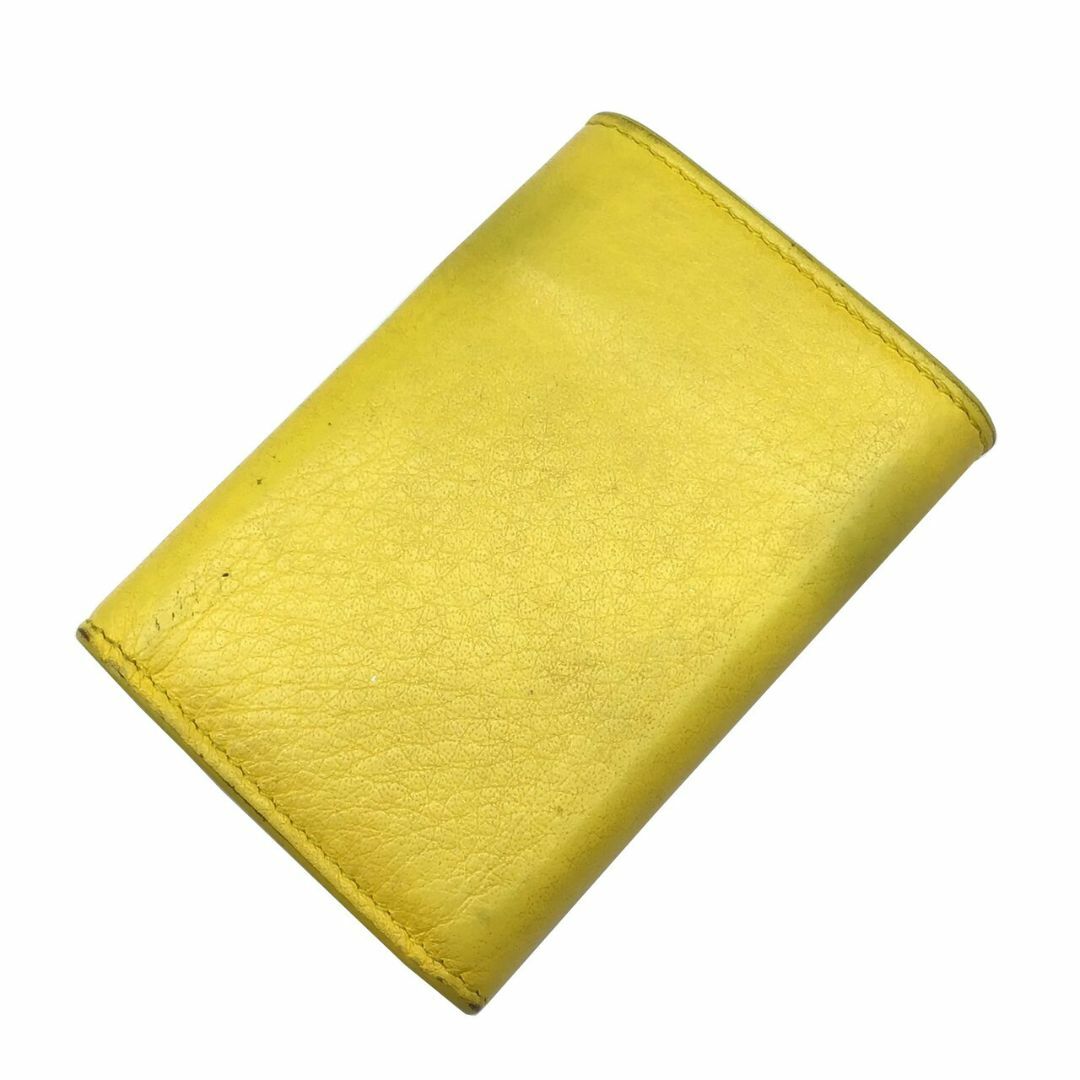 Balenciaga(バレンシアガ)のBALENCIAGA　バレンシアガ　ペーパーミニウォレット　391446　イエロー　3つ折り財布　コンパクト　ウォレット　コンパクトウォレット　黄色　レディース　メンズ　ユニセックス レディースのファッション小物(財布)の商品写真