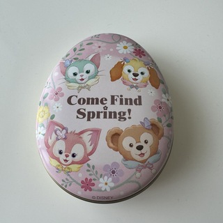 ダッフィー - come find spring キャンディー缶　
