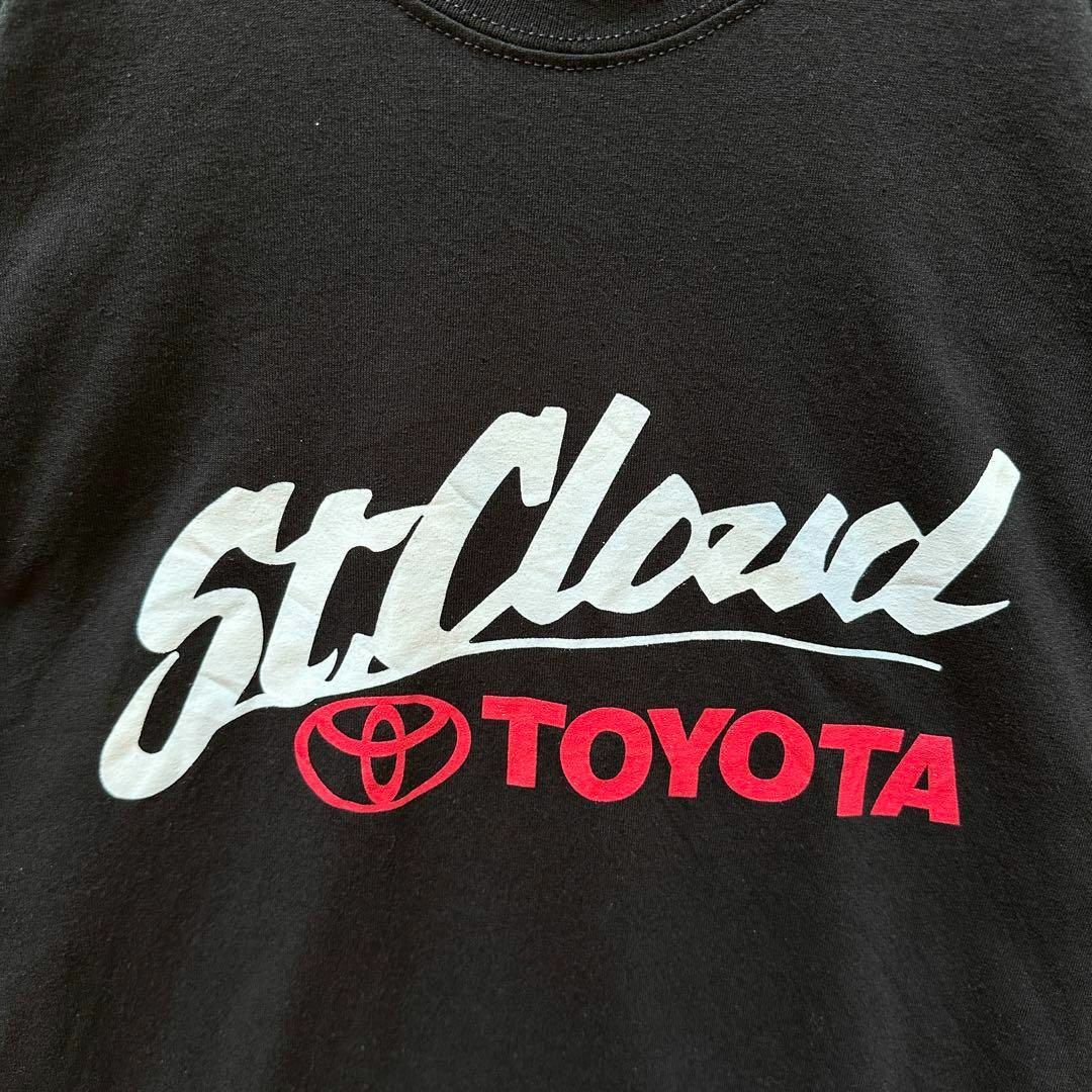 アメリカ古着GILDANギルダンUSATシャツ半袖ブラック黒 Lサイズ企画ロゴ メンズのトップス(Tシャツ/カットソー(半袖/袖なし))の商品写真