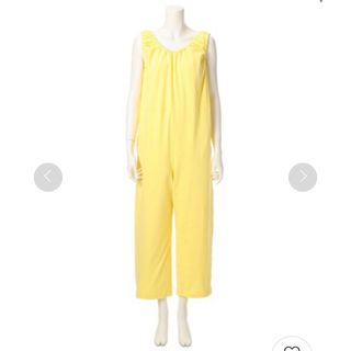 ケイスリーアンドコ(k3&co.)の美品 イエロー RUSSELL×k3&co. SHIRRING ROMPERS (その他)