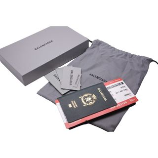 バレンシアガ(Balenciaga)の新品未使用品 BALENCIAGA バレンシアガ パスポートロングウォレット1チケット 7877742AA3R3615 グリーン ホワイト レッド 62799(財布)